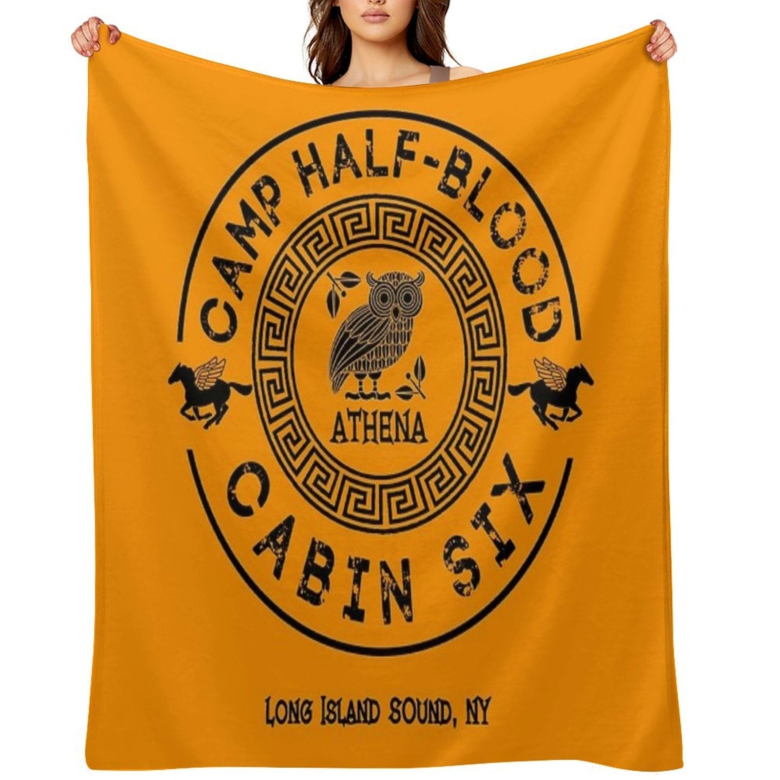 Cabin Six - Athena - Percy Jackson - Camp Half-Blood - Quick-dry Throw Blanket