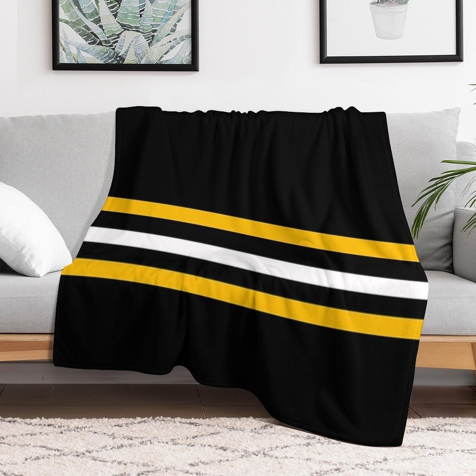 Pittsburgh Third Leggings Velvety-soft Throw Blanket