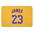 Lebron James Lackers Jersey  High-Traffic Bath Mat