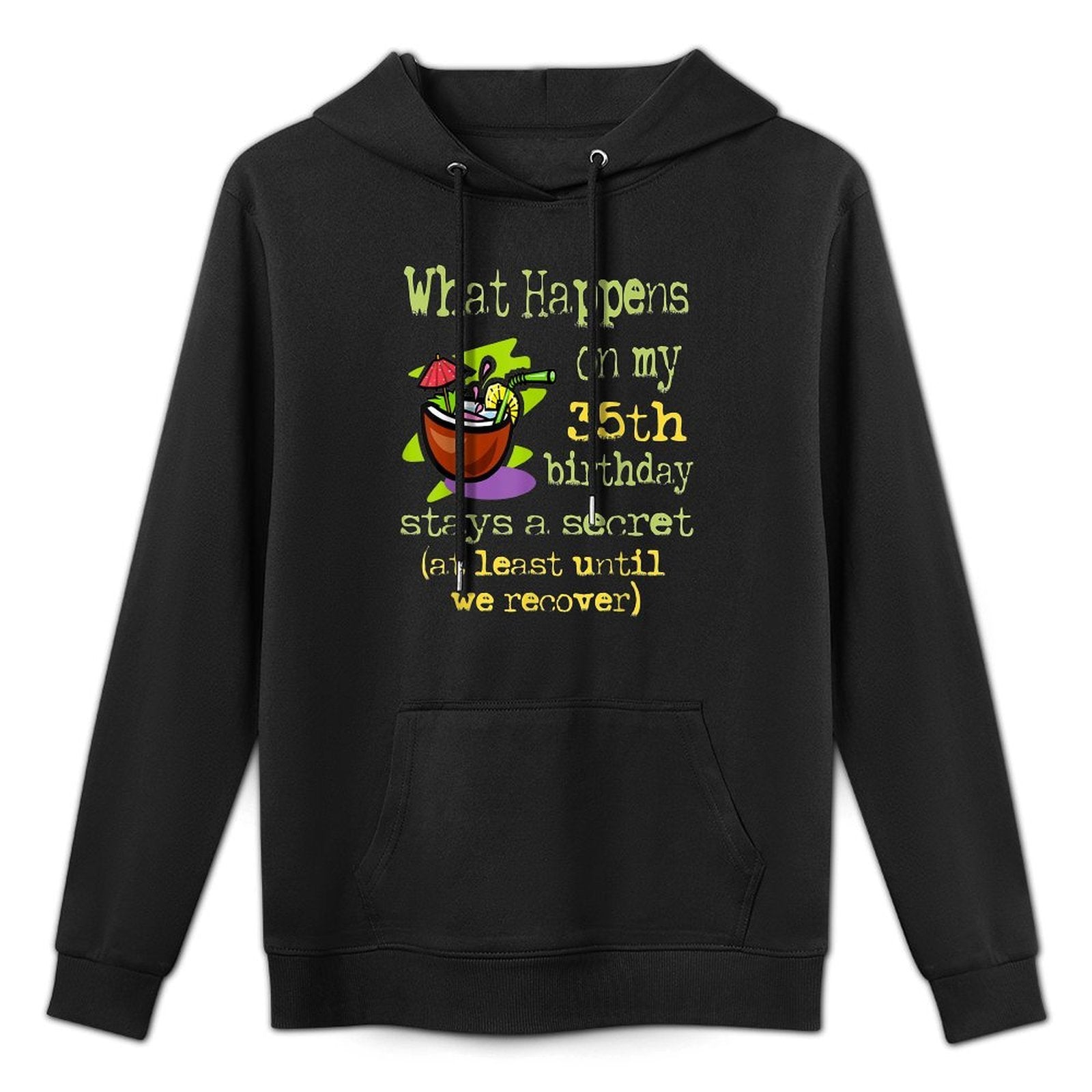 Funny 35th Birthday Party - Fabulous Happy 35th Birthday Shape Retention Hoodie