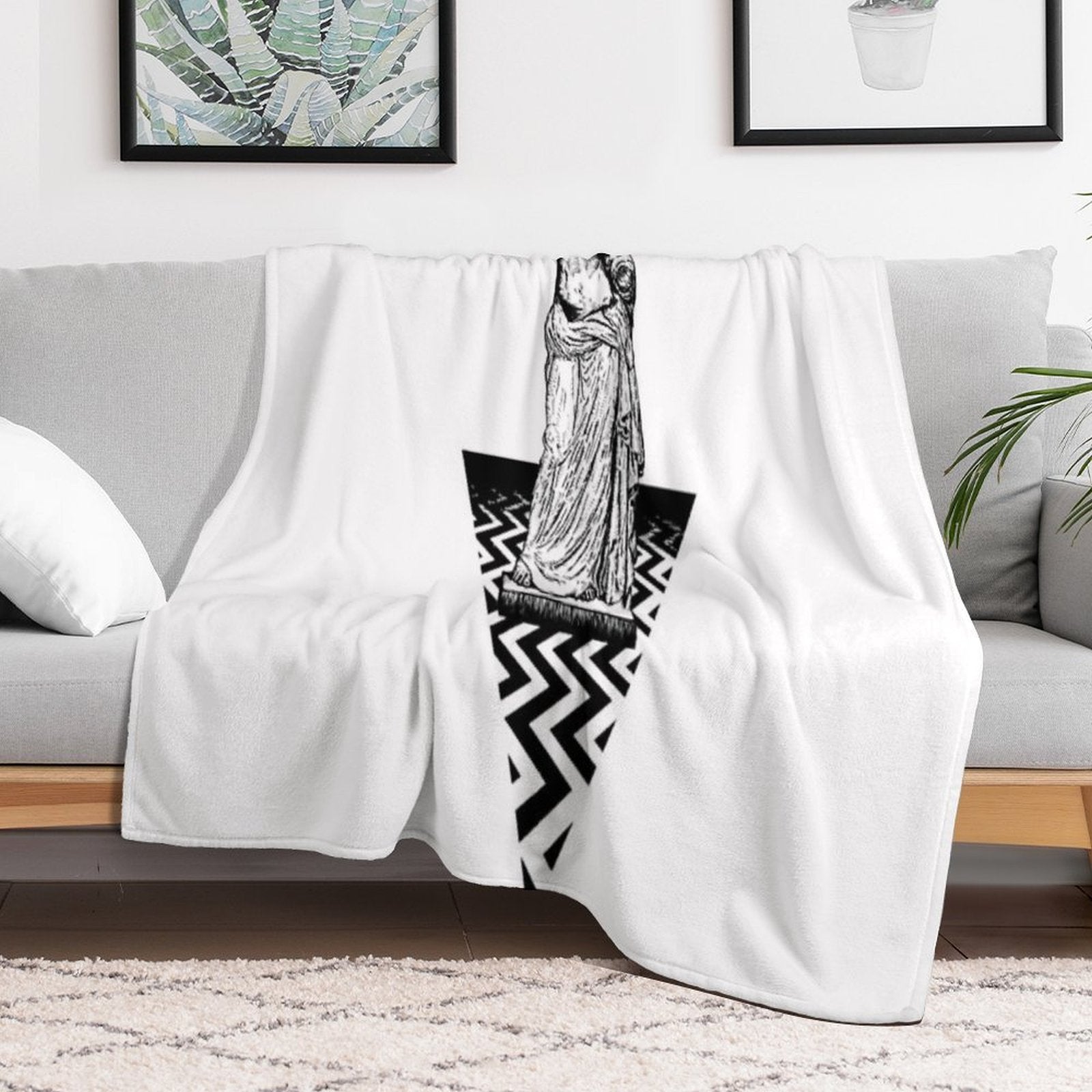 Black Lodge Venus One Quick-dry Throw Blanket