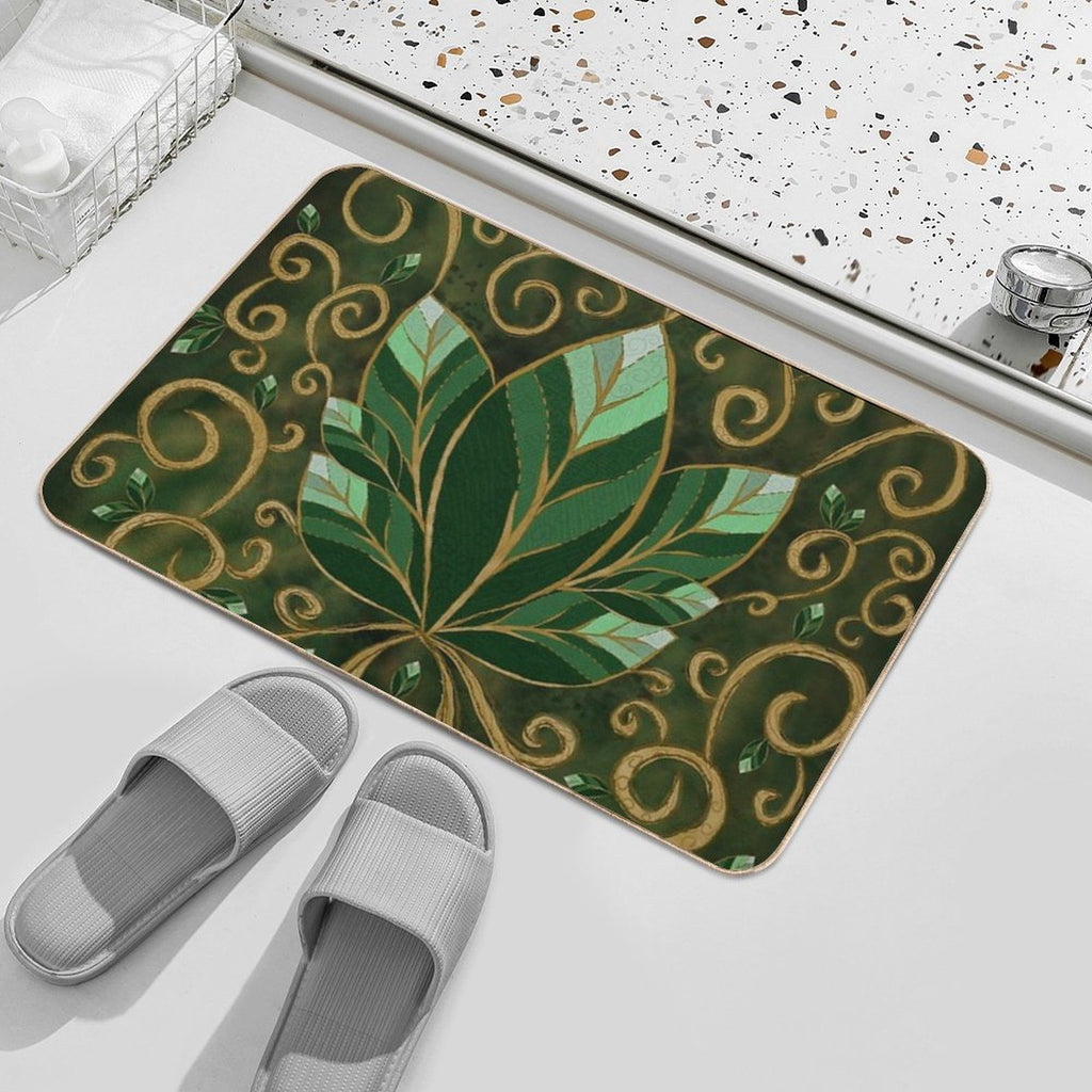 Celtic Pattern  Long-Lasting Bath Mat