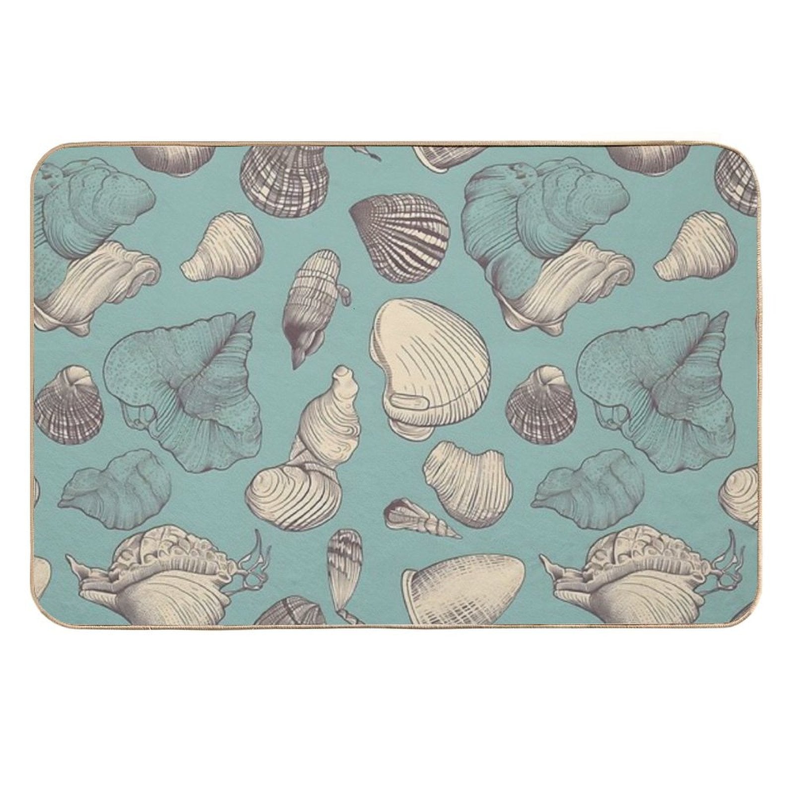 Shells Design  Eco-Friendly Bath Mat