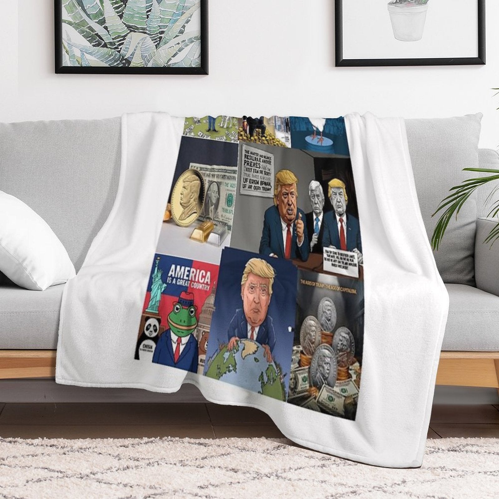 Trump Eras Lightweight Throw Blanket