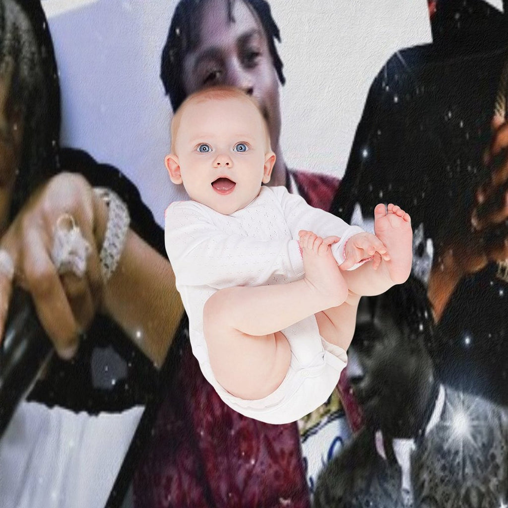 Lil Tjay, Hip-Hop, True 2 Myself, GOAT Velvety-soft Throw Blanket