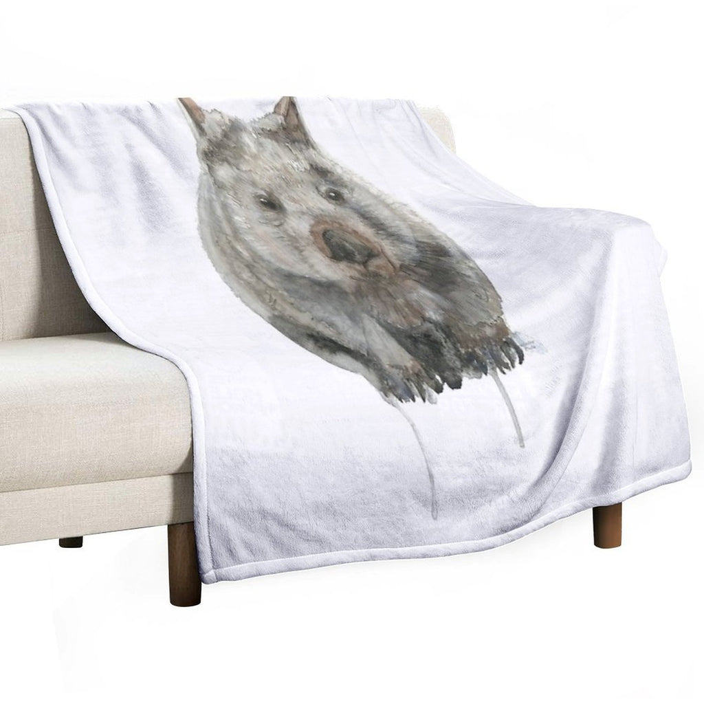 Common Wombat Versatility Throw Blanket