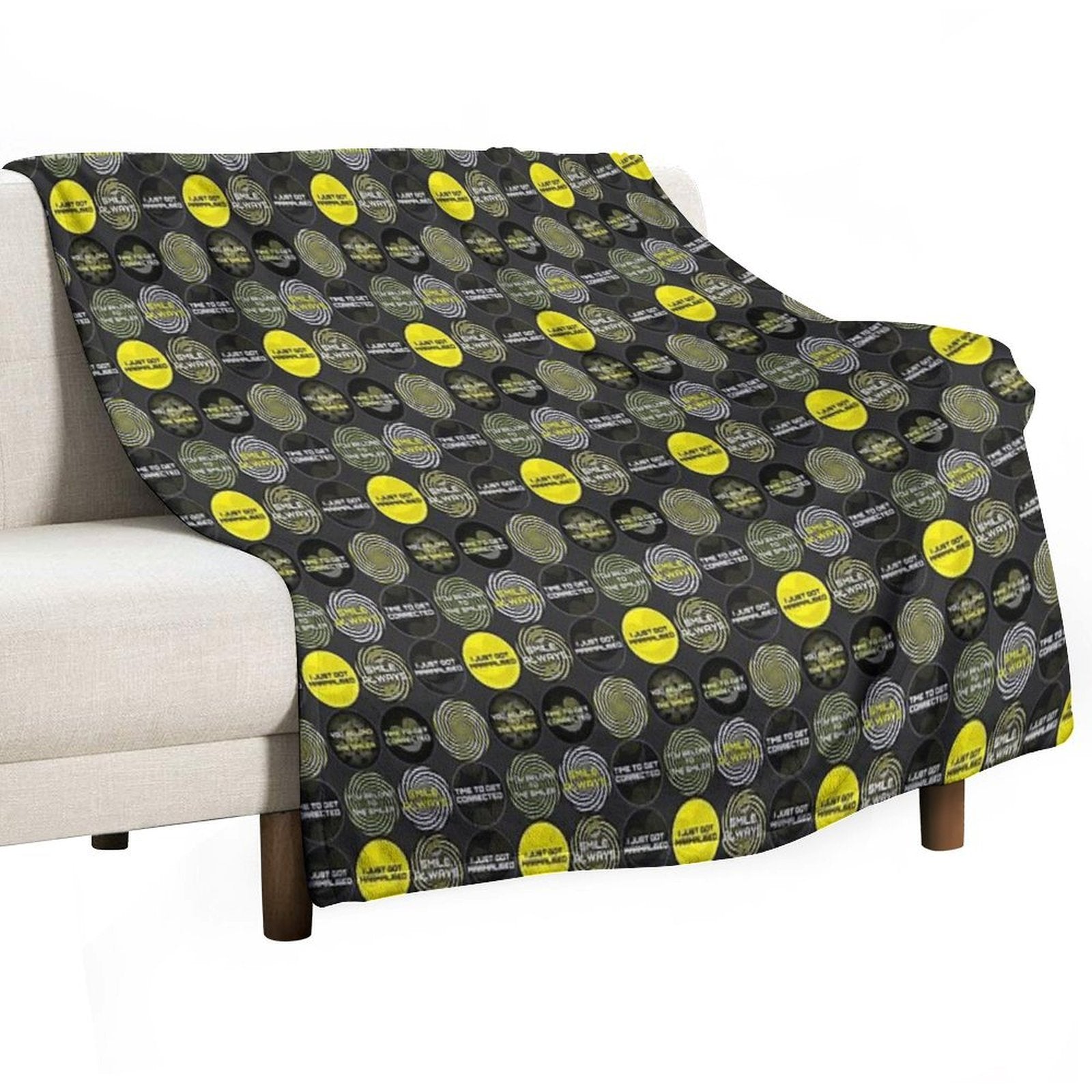 Get Corrected - Sticker Sheet Eco-conscious Throw Blanket