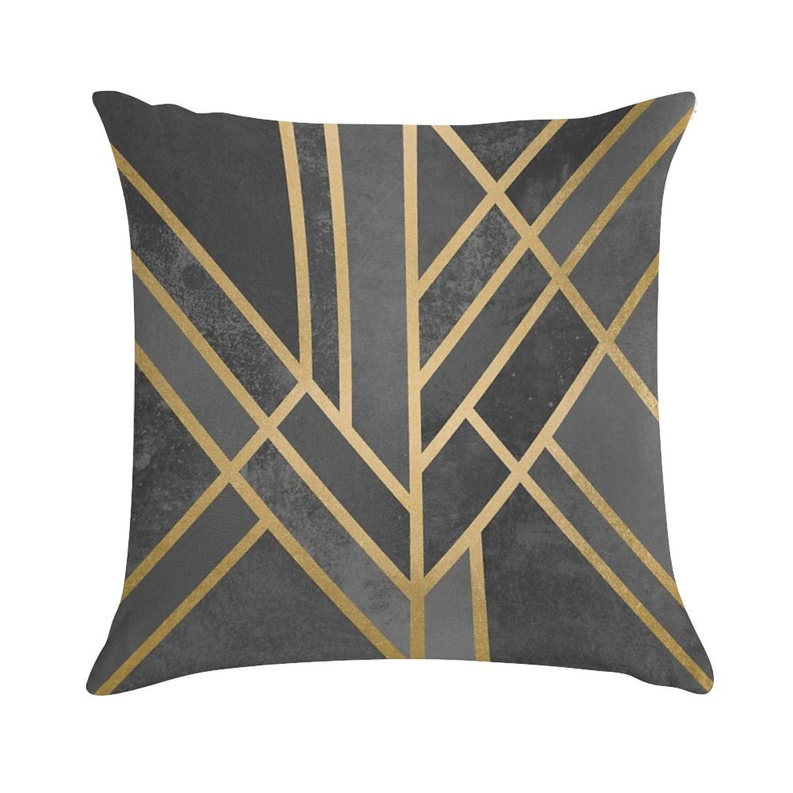 Art Deco Geometry 1 Soft Anti-Pilling Throw Pillow