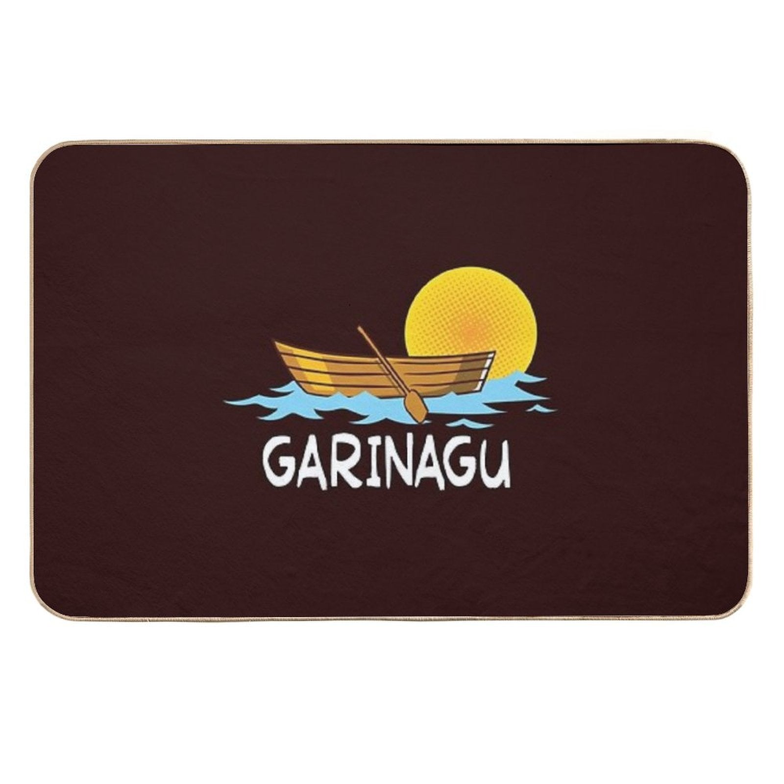 Garinagu Sunset at Sea  Easy To Clean Bath Mat