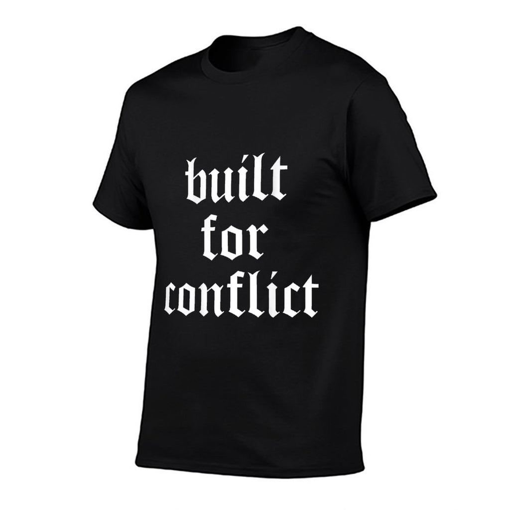Built For Conflict Resilience Strong Quote  Soft T-Shirt