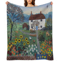 Apple Tree Cottage Sustainable Throw Blanket