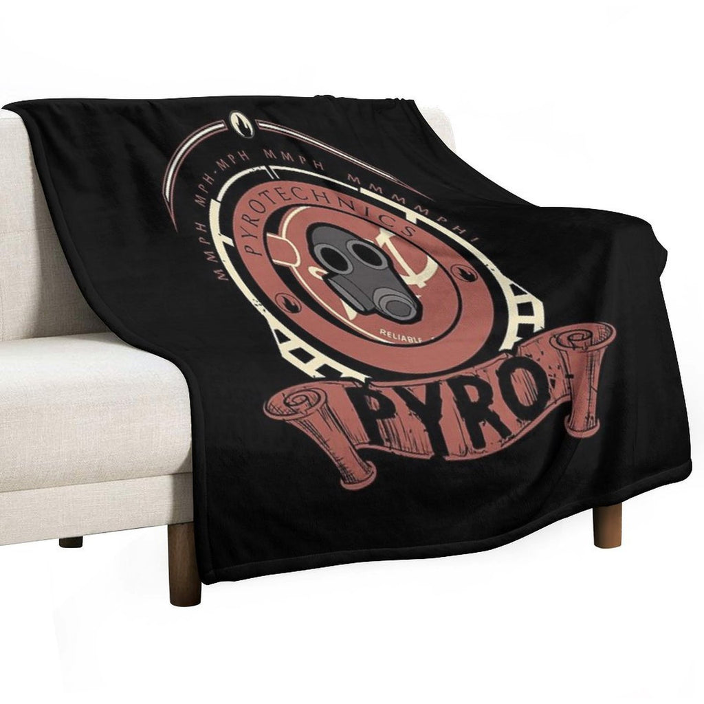 PYRO - RED TEAM Comfort Throw Blanket