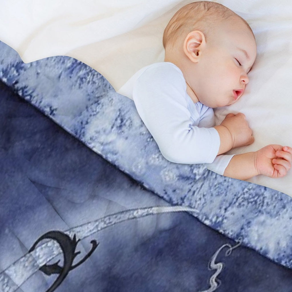 Moon Sprite Eco-conscious Throw Blanket