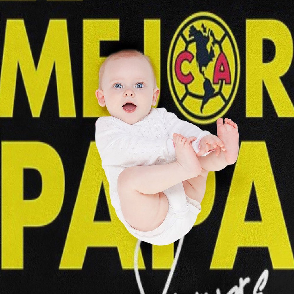 Club America - El Mejor Papa Eco-conscious Throw Blanket