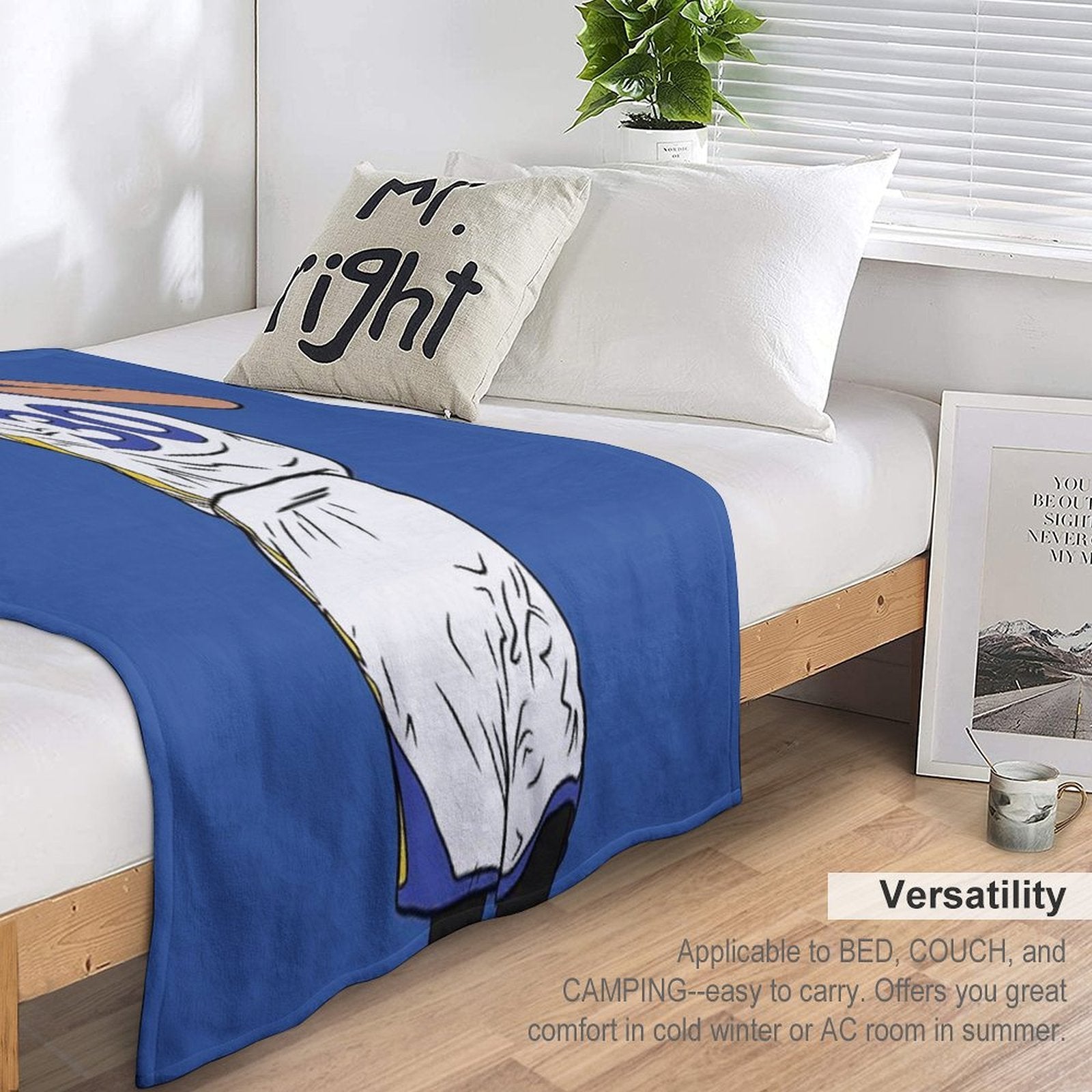 Steph Curry 3 Point Celebration Velvety-soft Throw Blanket