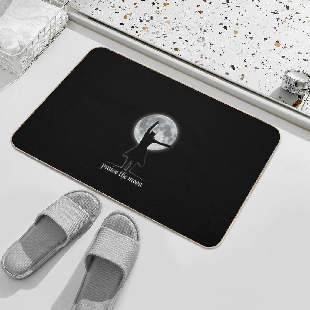 Praise The Moon  Slip-Resistant Bath Mat