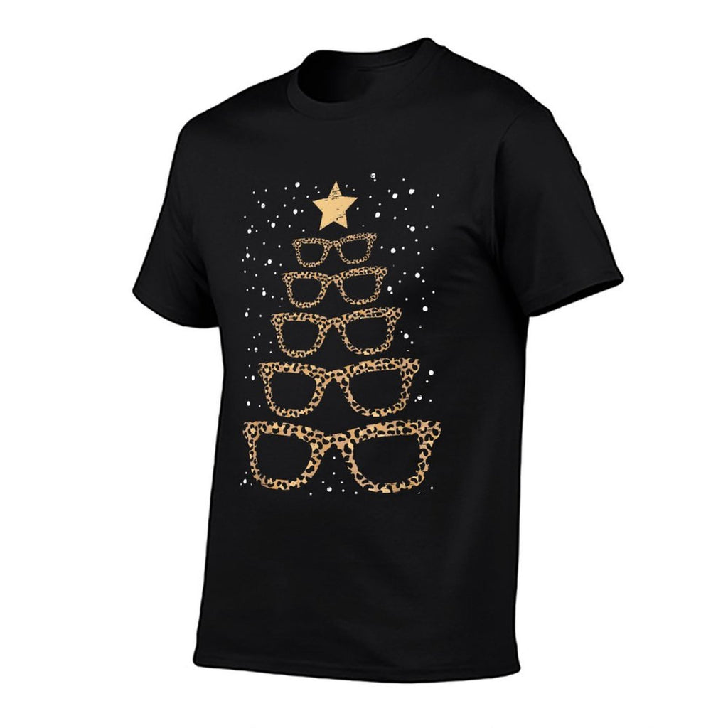 Christmas Tree Sunglasses Eyeglasses For Optometrist Xmas  Summer-ready Fabric T-Shirt