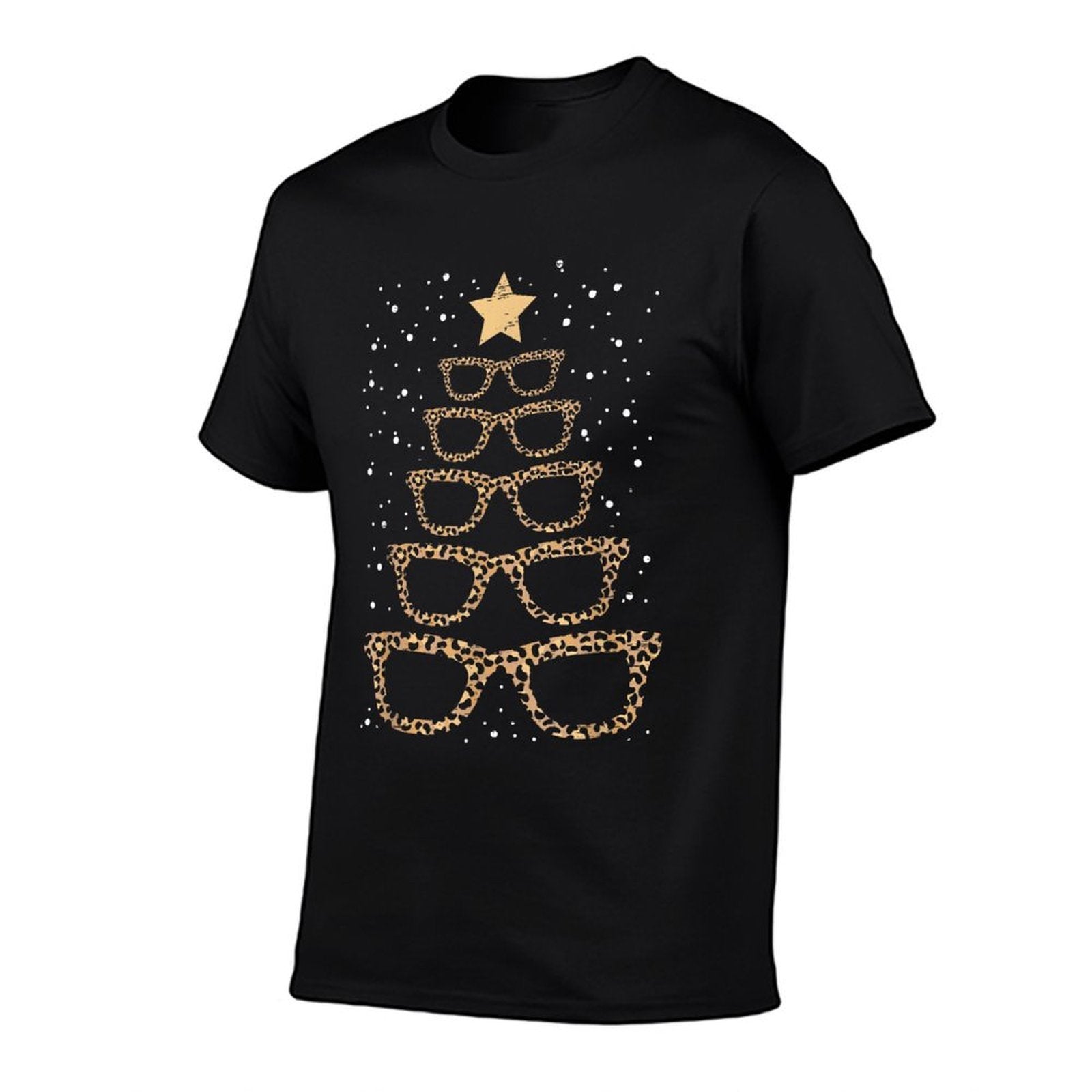 Christmas Tree Sunglasses Eyeglasses For Optometrist Xmas  Summer-ready Fabric T-Shirt