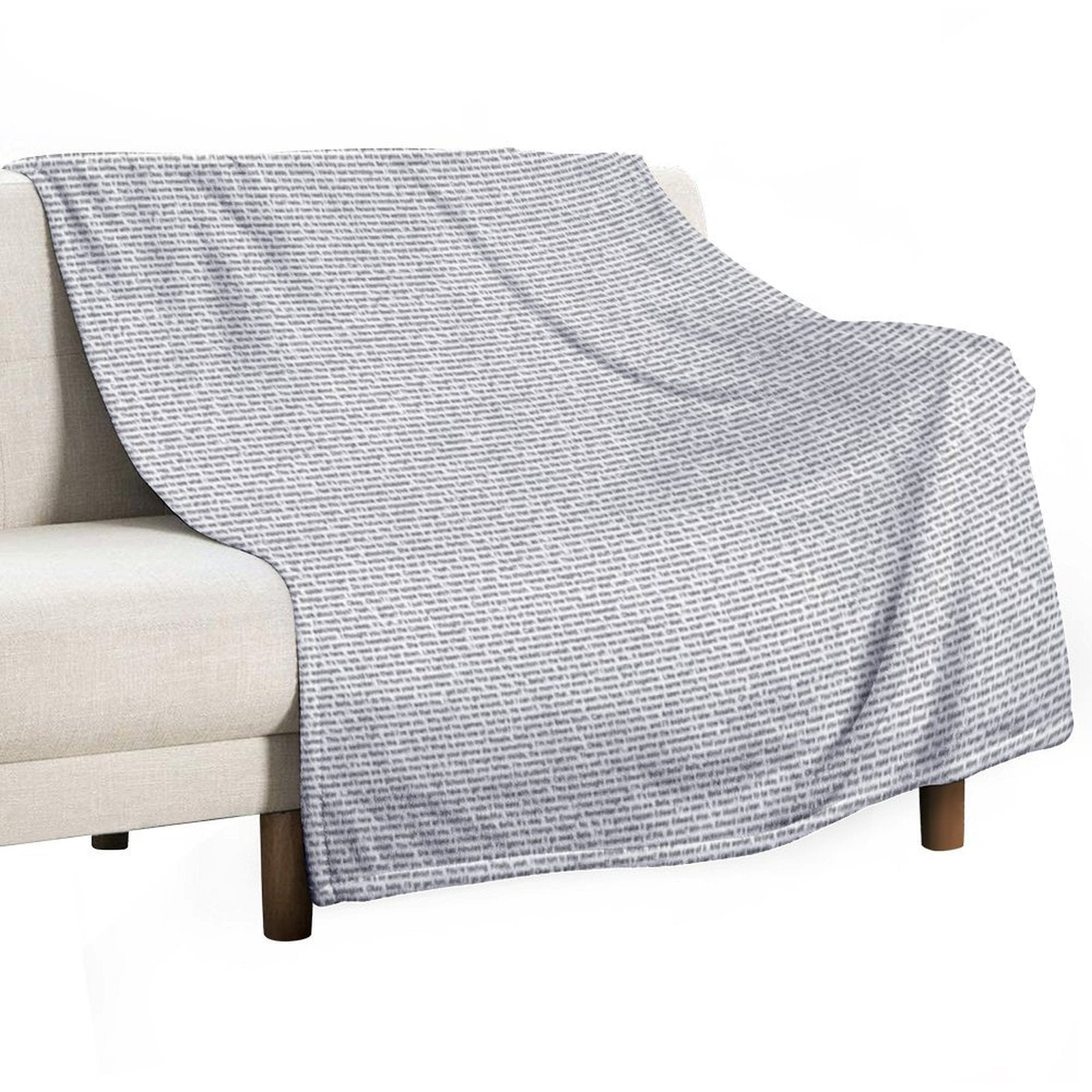 Entire Twilight Movie Script Plush Throw Blanket
