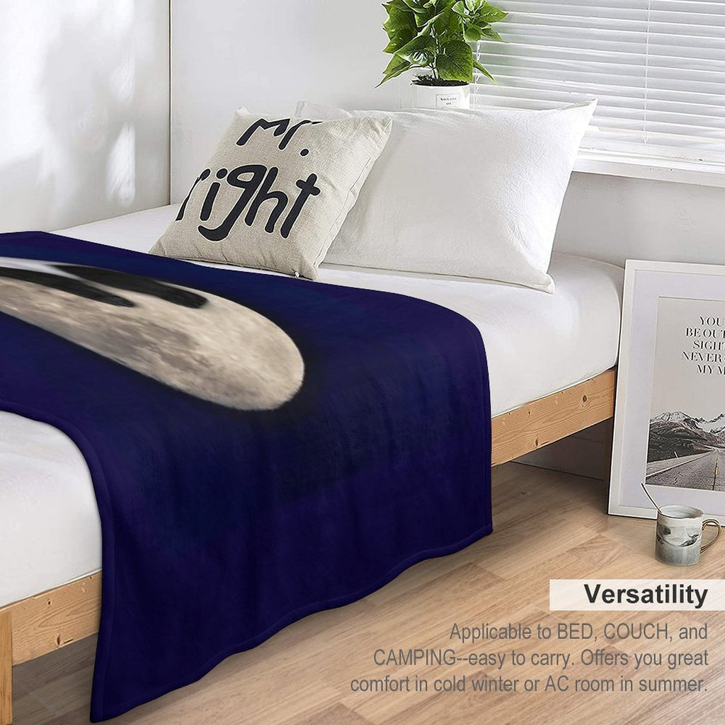 Sleeping on The Moon All-season Throw Blanket