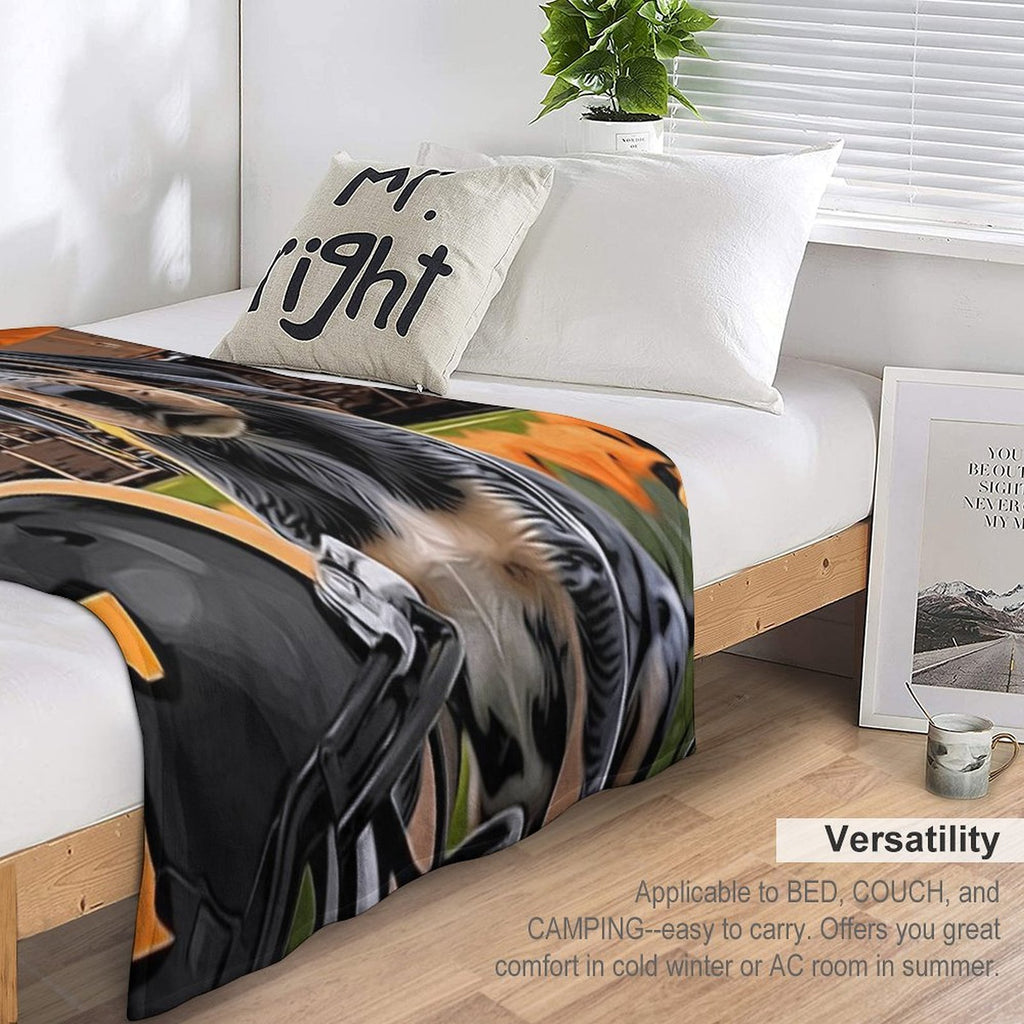 Tennessee Bluetick Coonhound - Game Day Sustainable Throw Blanket