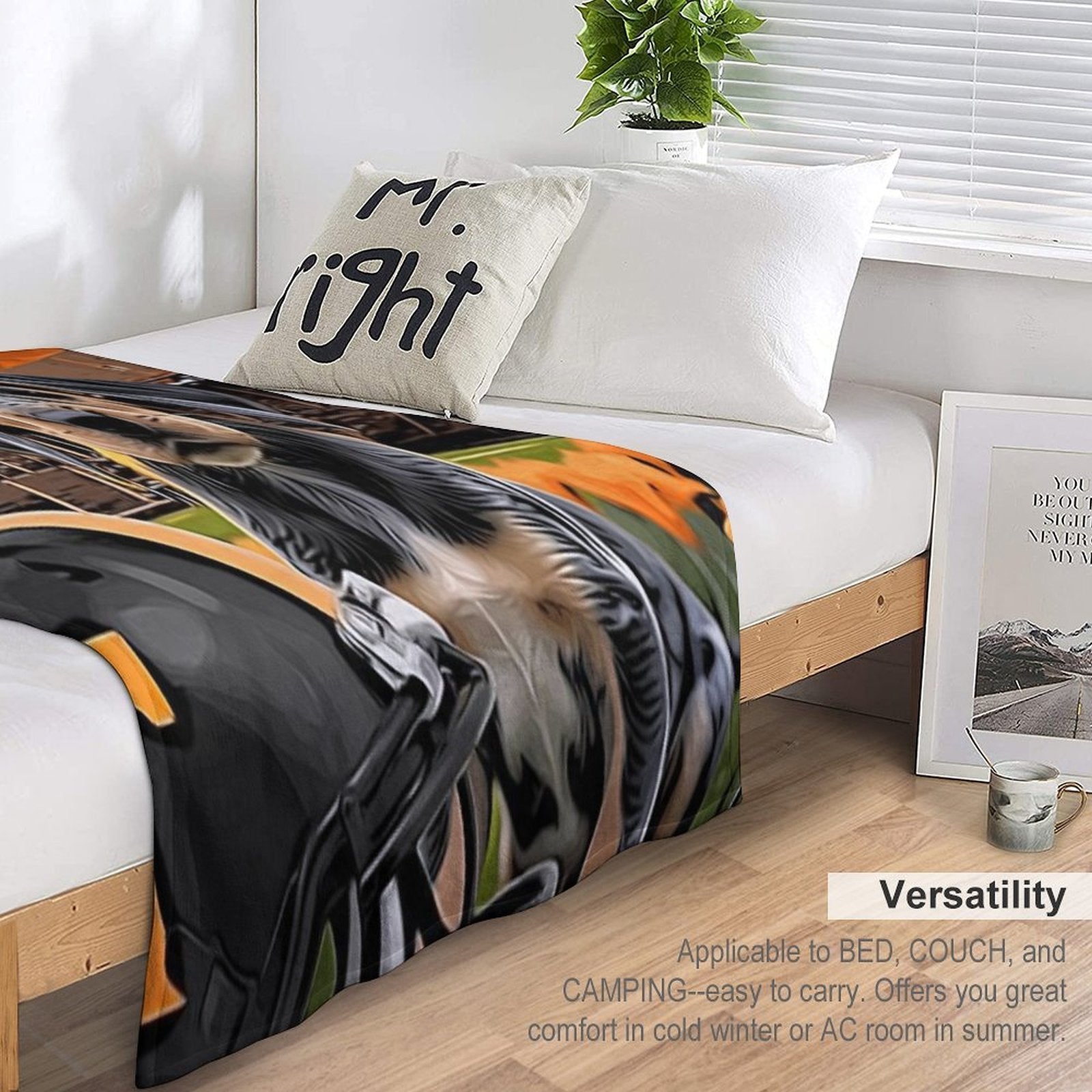 Tennessee Bluetick Coonhound - Game Day Sustainable Throw Blanket