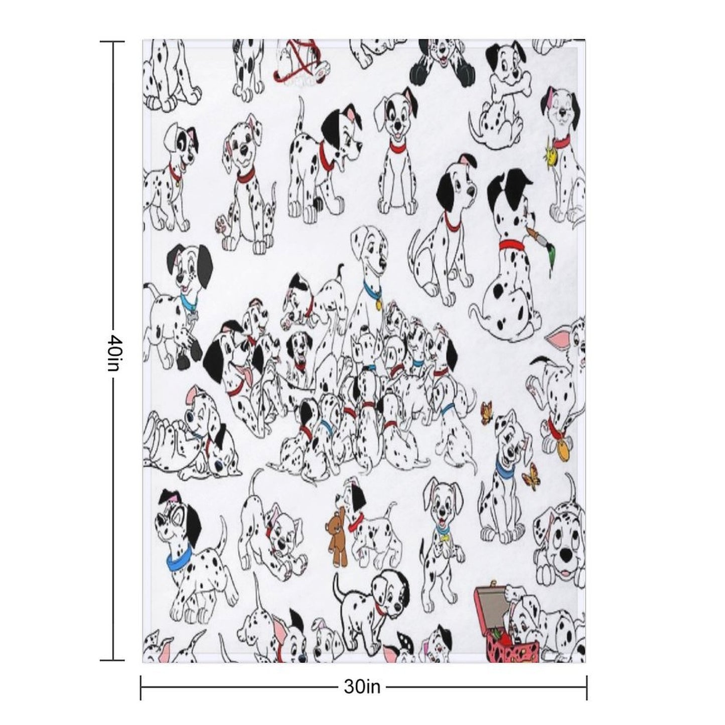 101 Dalmatians Quick-dry Throw Blanket