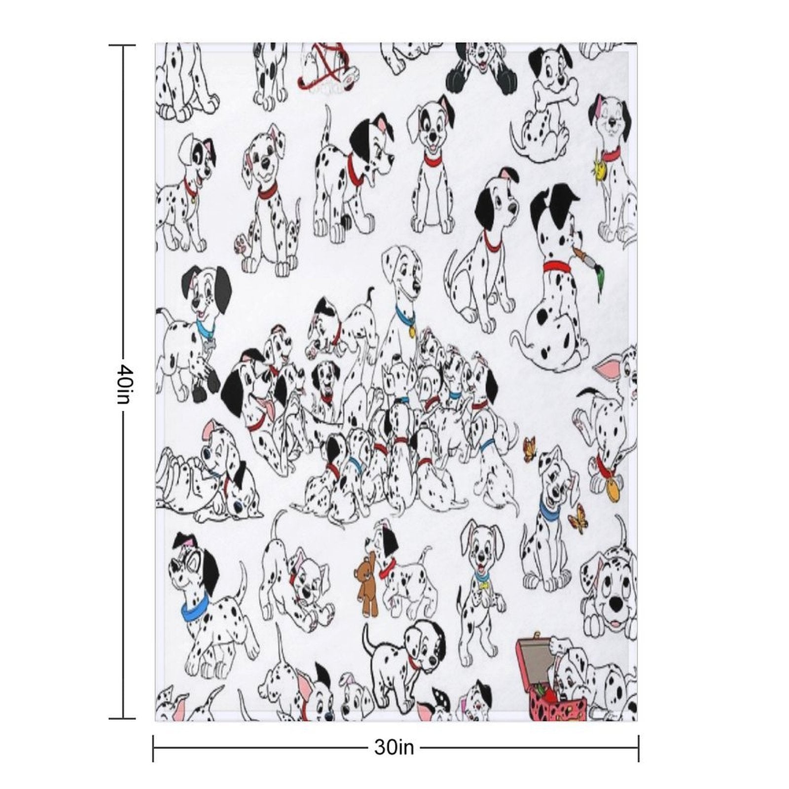 101 Dalmatians Quick-dry Throw Blanket
