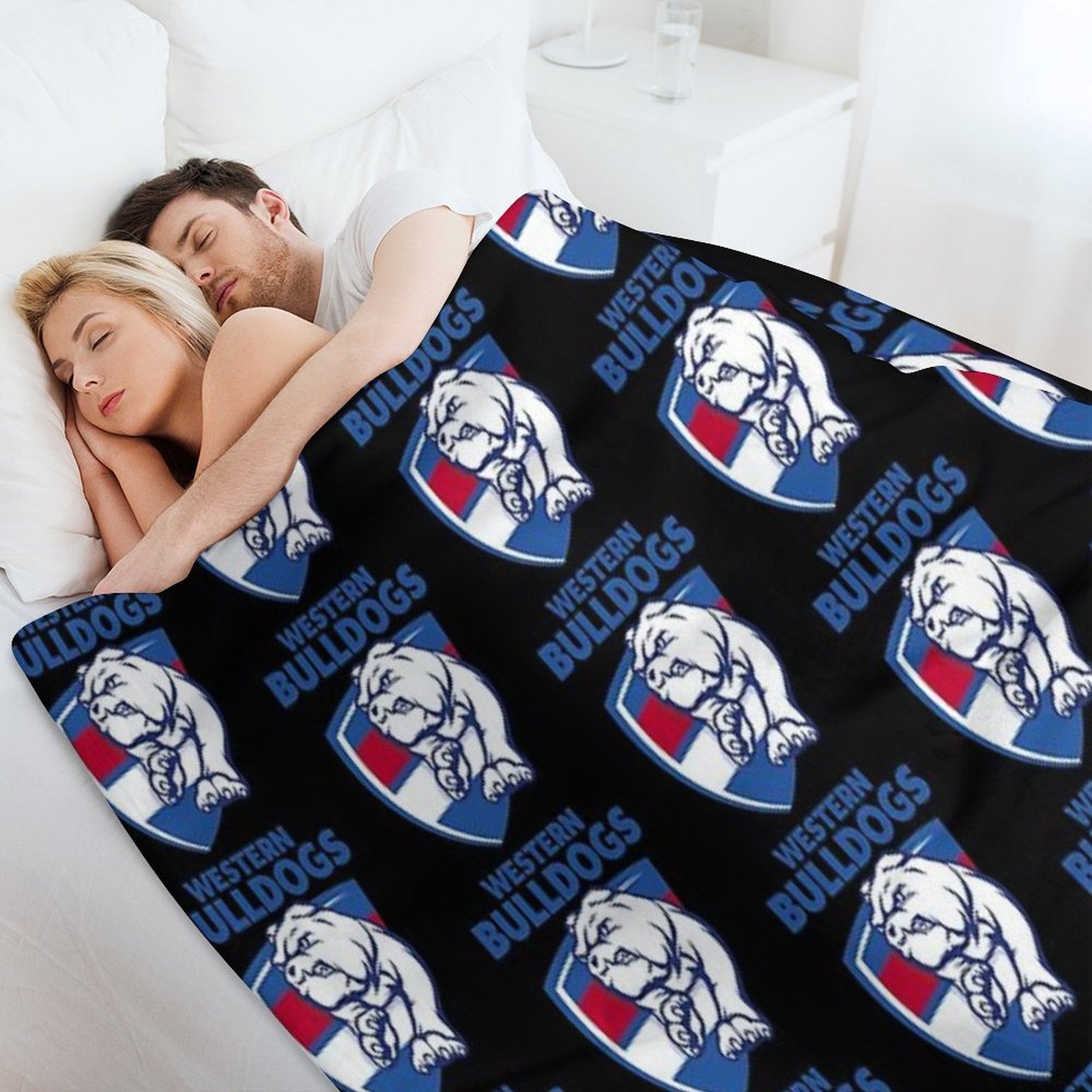 Bulldogs-western Machine-washable Throw Blanket