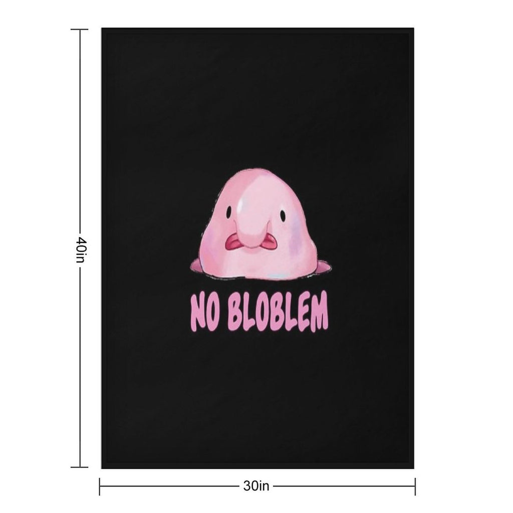 Blobfish Quick-dry Throw Blanket