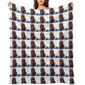 Surprised Shaq Hd Multi-functional Throw Blanket