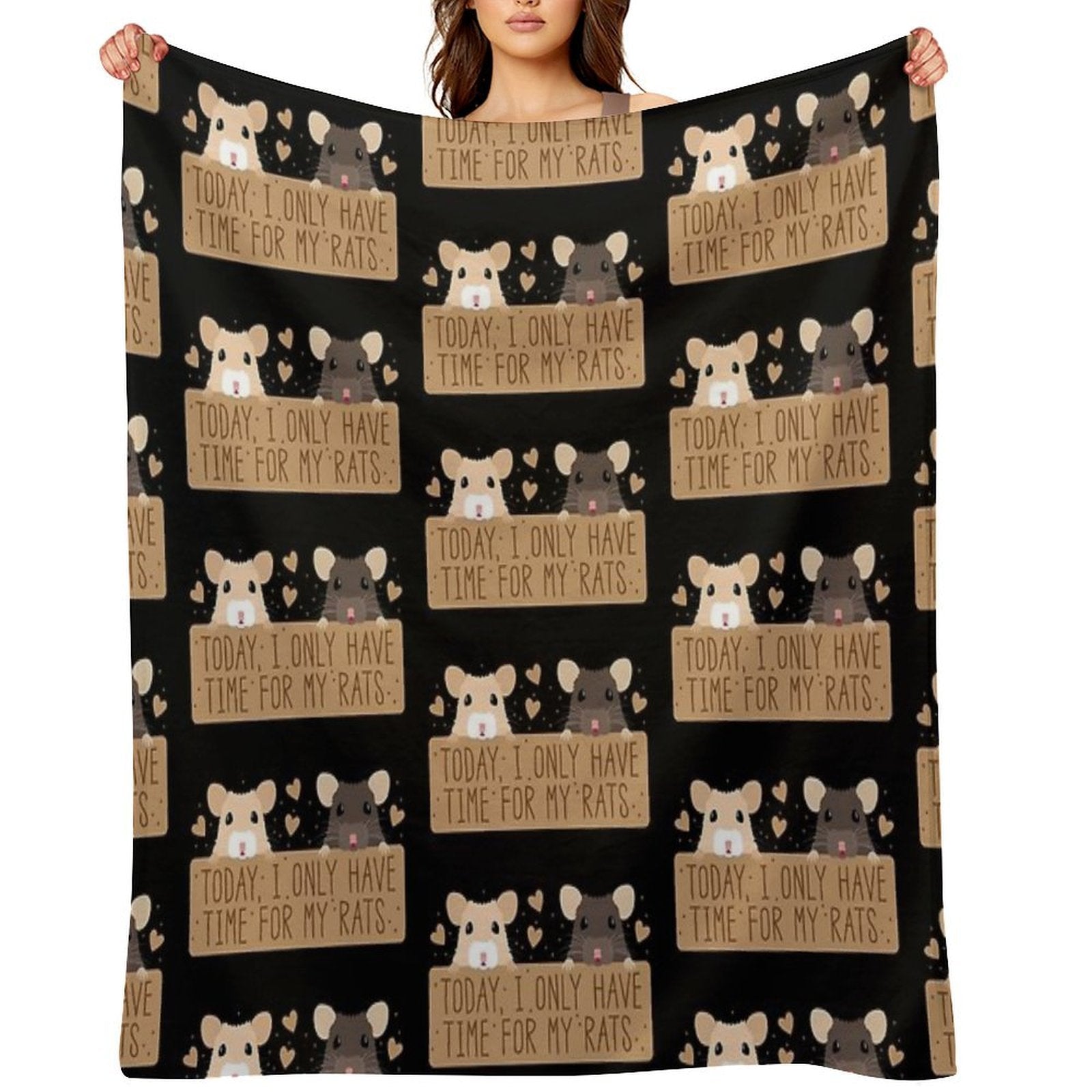 Today, I Only Have Time for My RATS Durable Throw Blanket