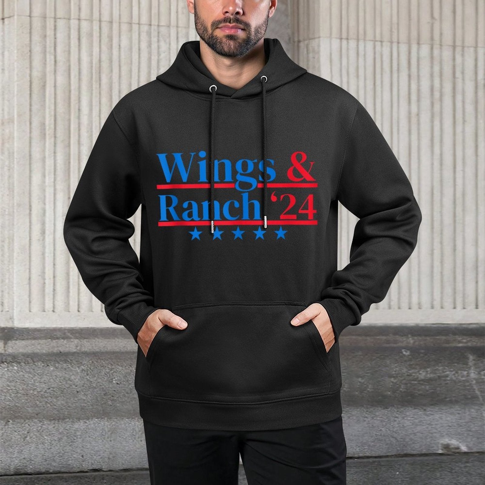 Wings & Ranch '24 Durable Construction Hoodie