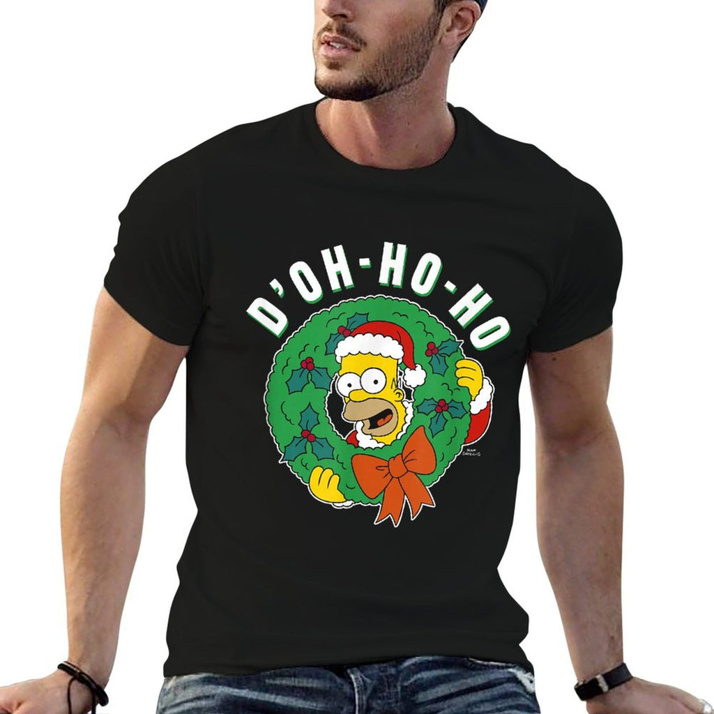 The Simpsons Christmas Homer DOh-Ho-Ho Alt  Versatile T-Shirt