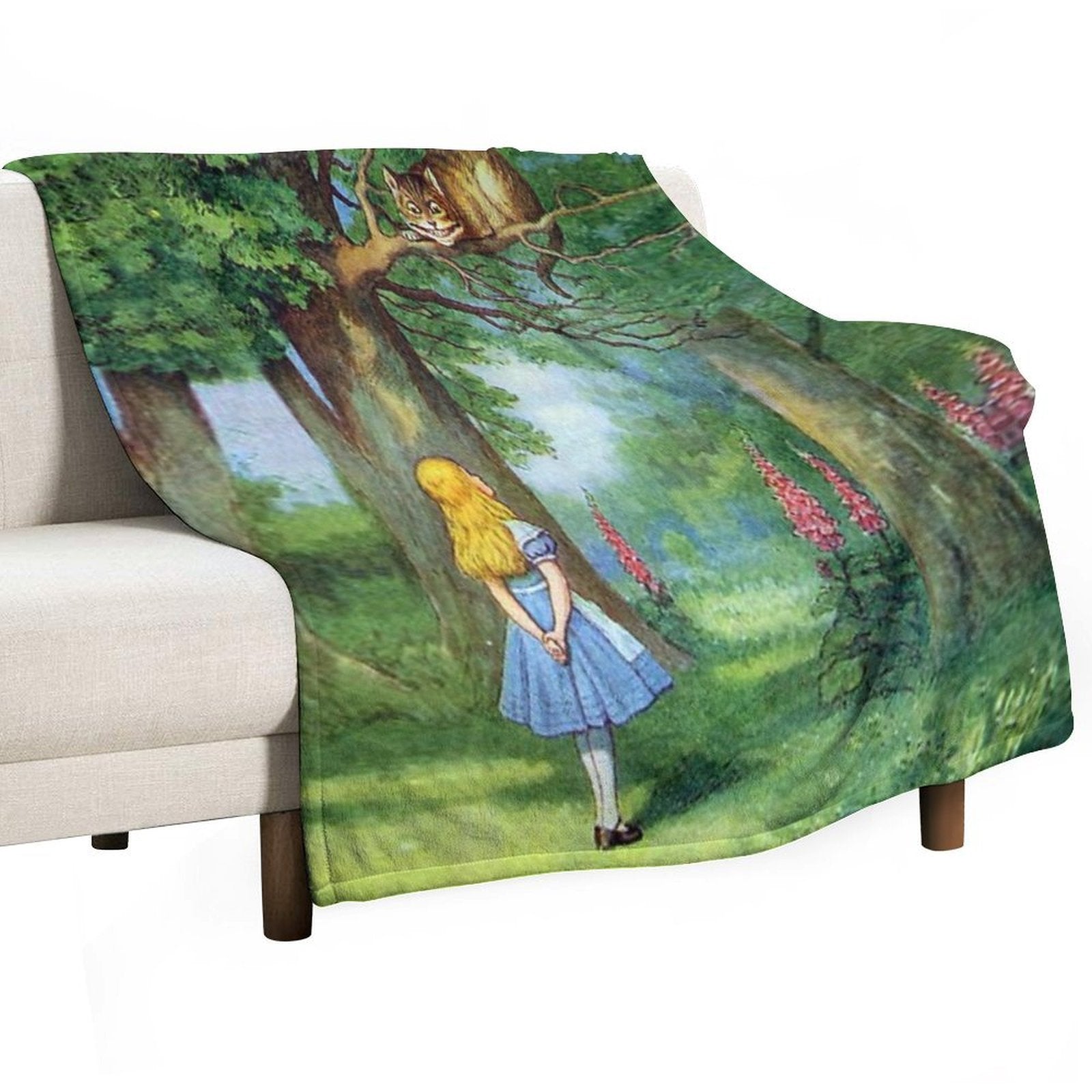 Cheshire Cat Quick-dry Throw Blanket