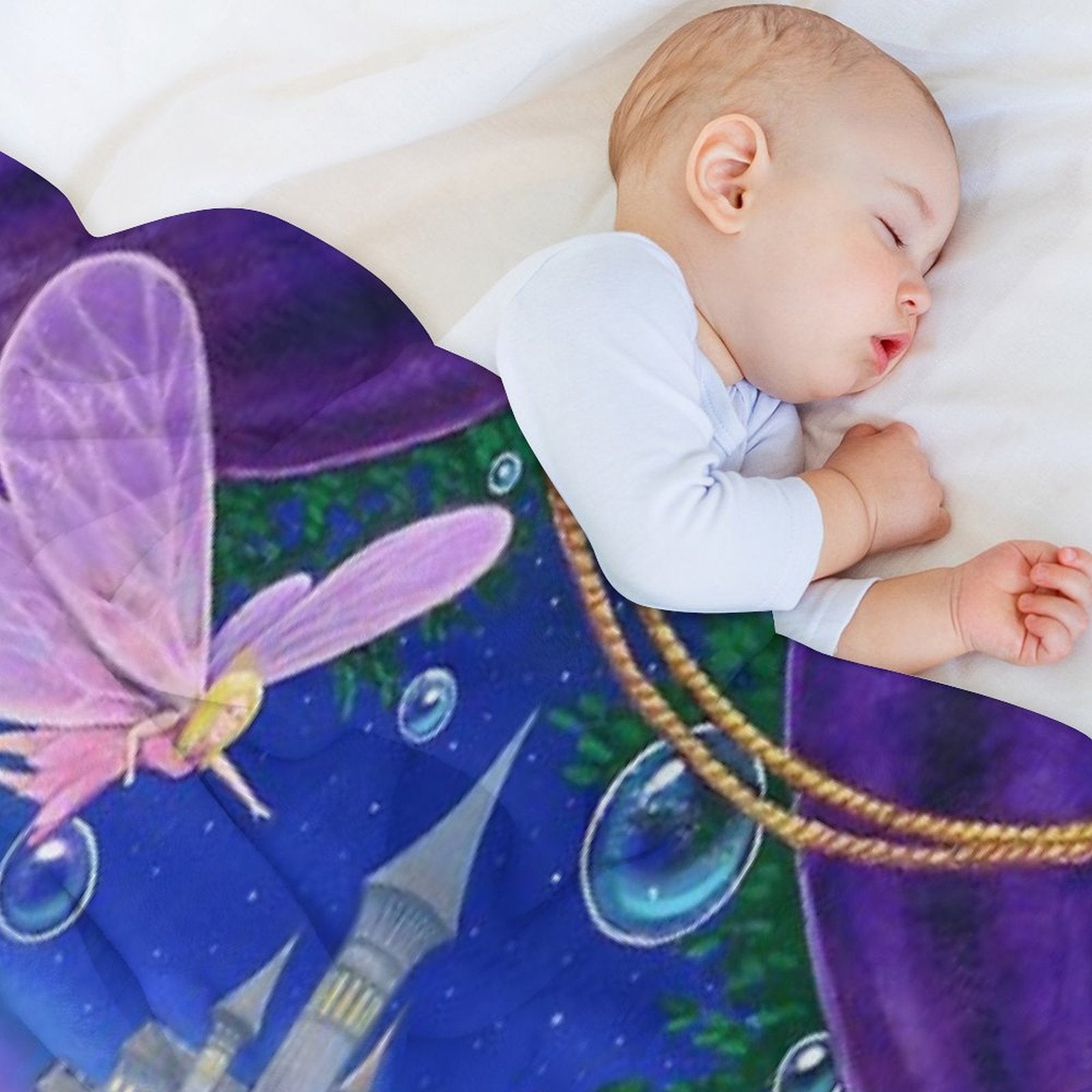 Bubble Fairies Eco-conscious Throw Blanket