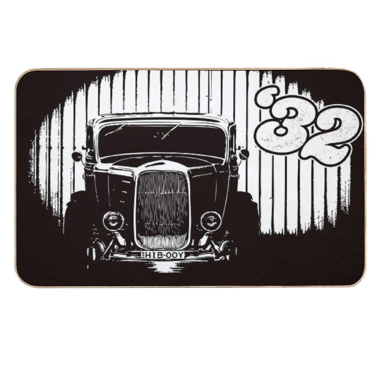 1932 Ford Coupe Hot Rod  High-Traffic Bath Mat