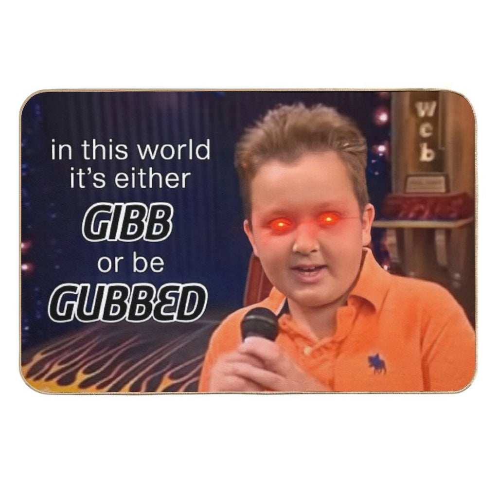 Gibby Rules to Follow  Long-Lasting Bath Mat