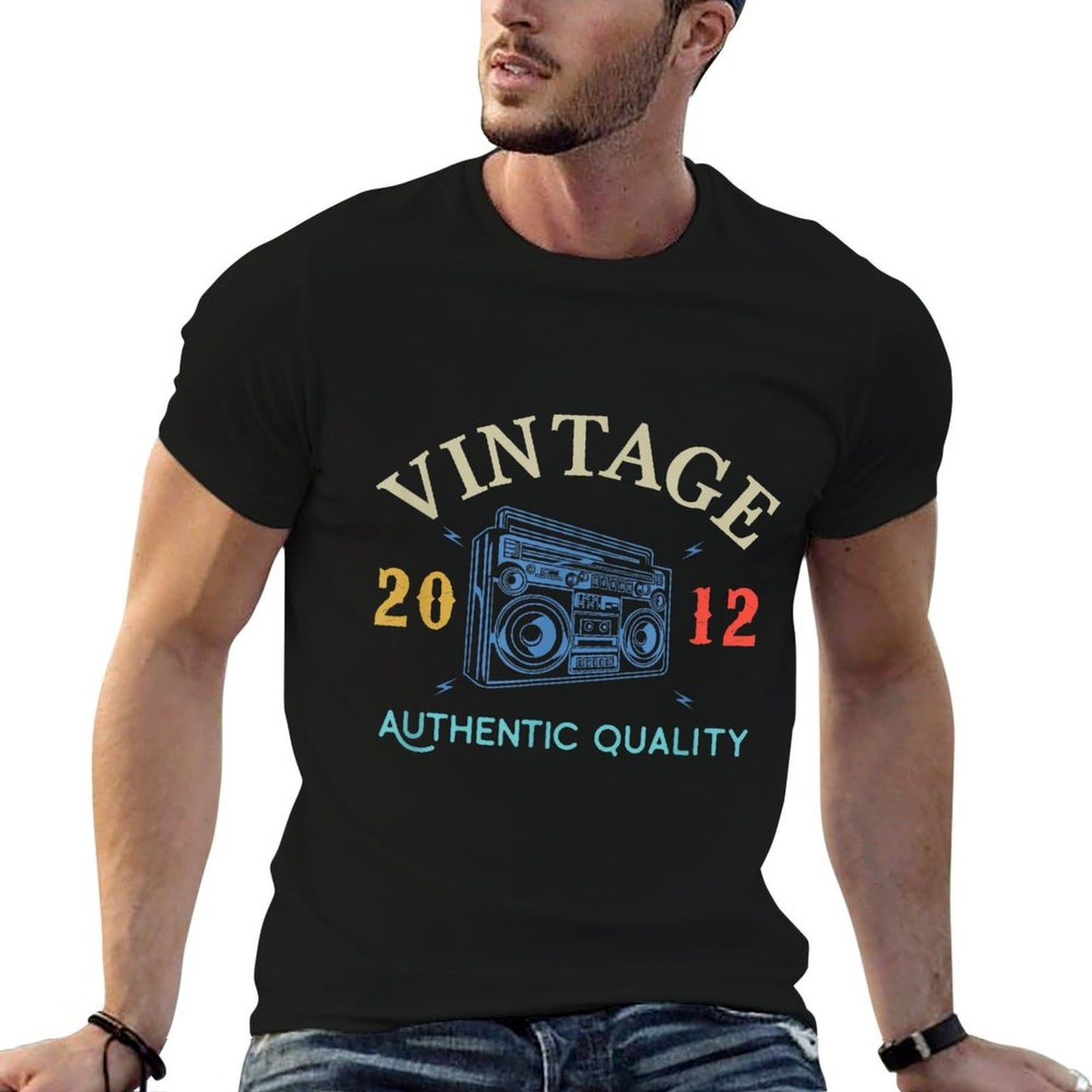 13th Birthday Born 2012 Girl 13 Years Old Boy 13 Birthday  Rolled Sleeves T-Shirt