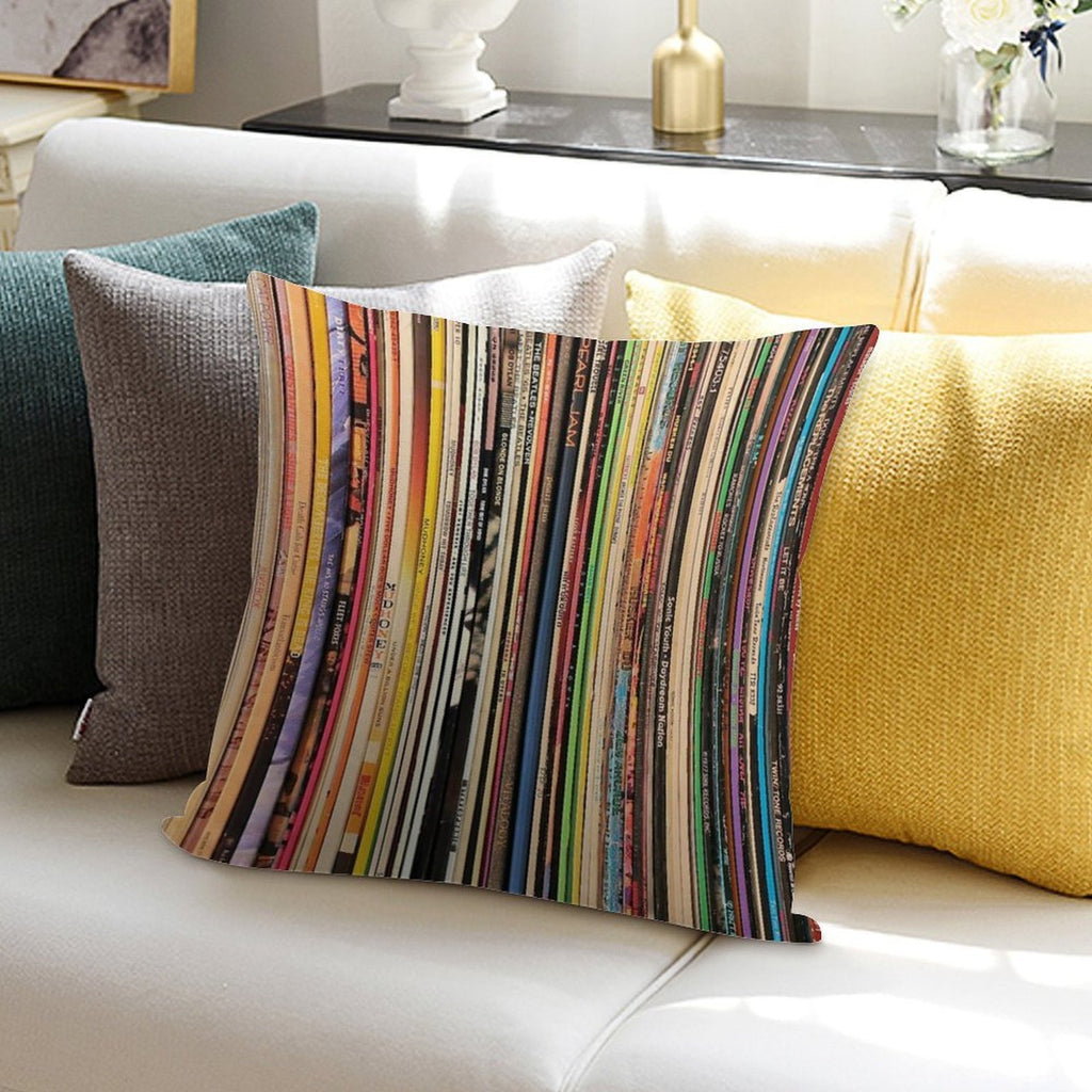 Record Collector Soft Ultra-Soft Texture Throw Pillow