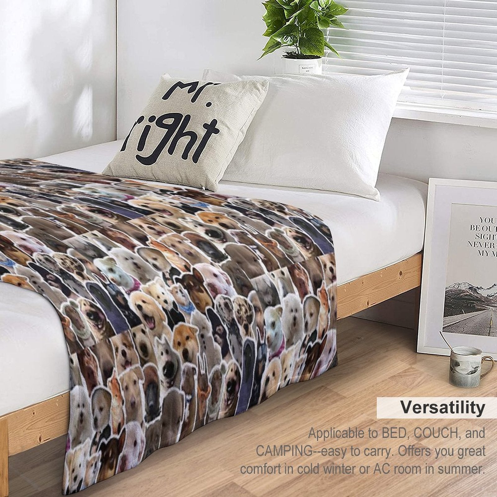Sticker Stack 15 Easy Care Throw Blanket