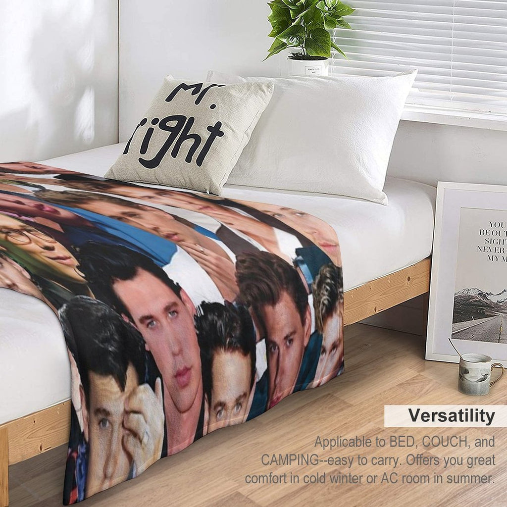 Austin Butler Photo Collage Premium Throw Blanket