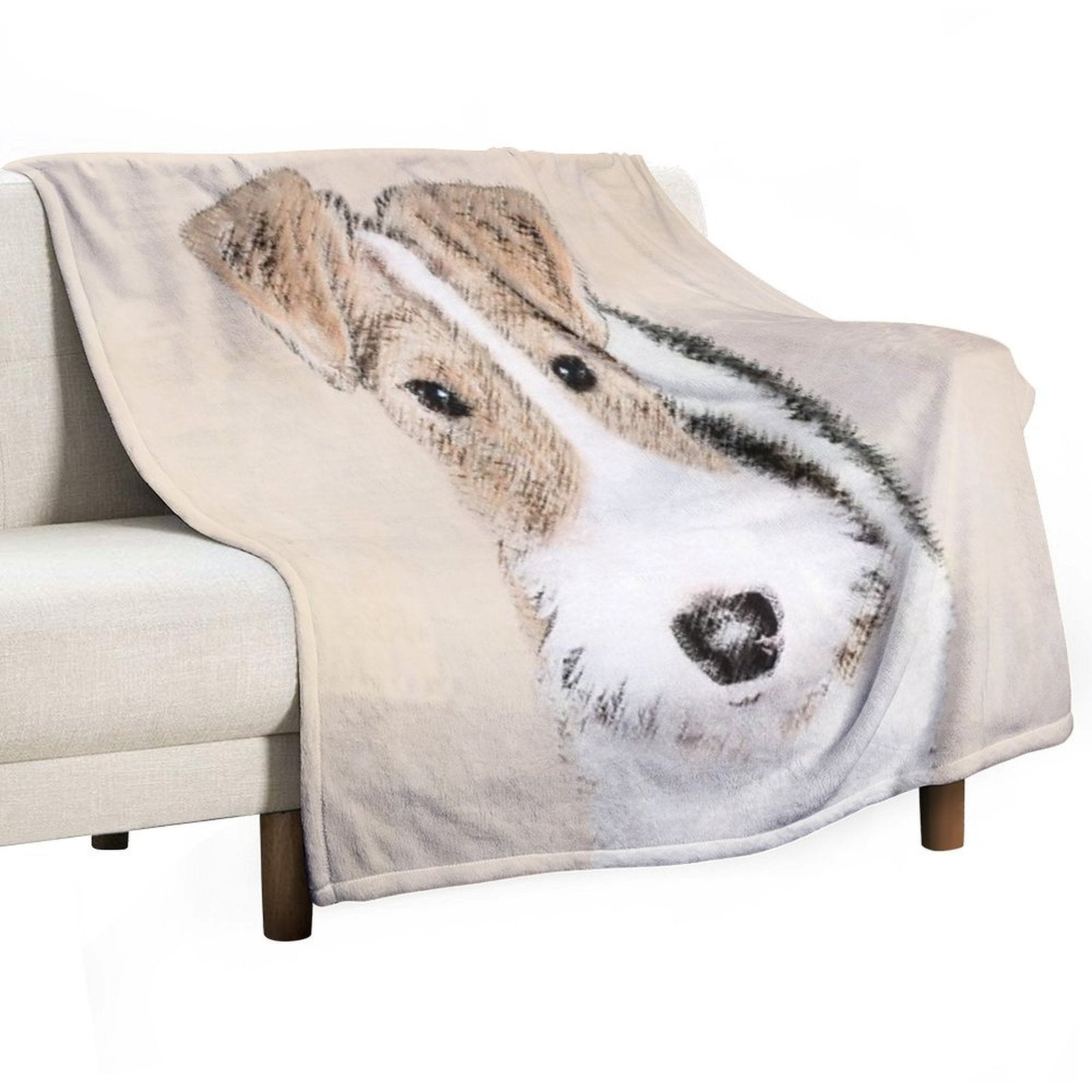 Wire Fox Terrier Durable Throw Blanket
