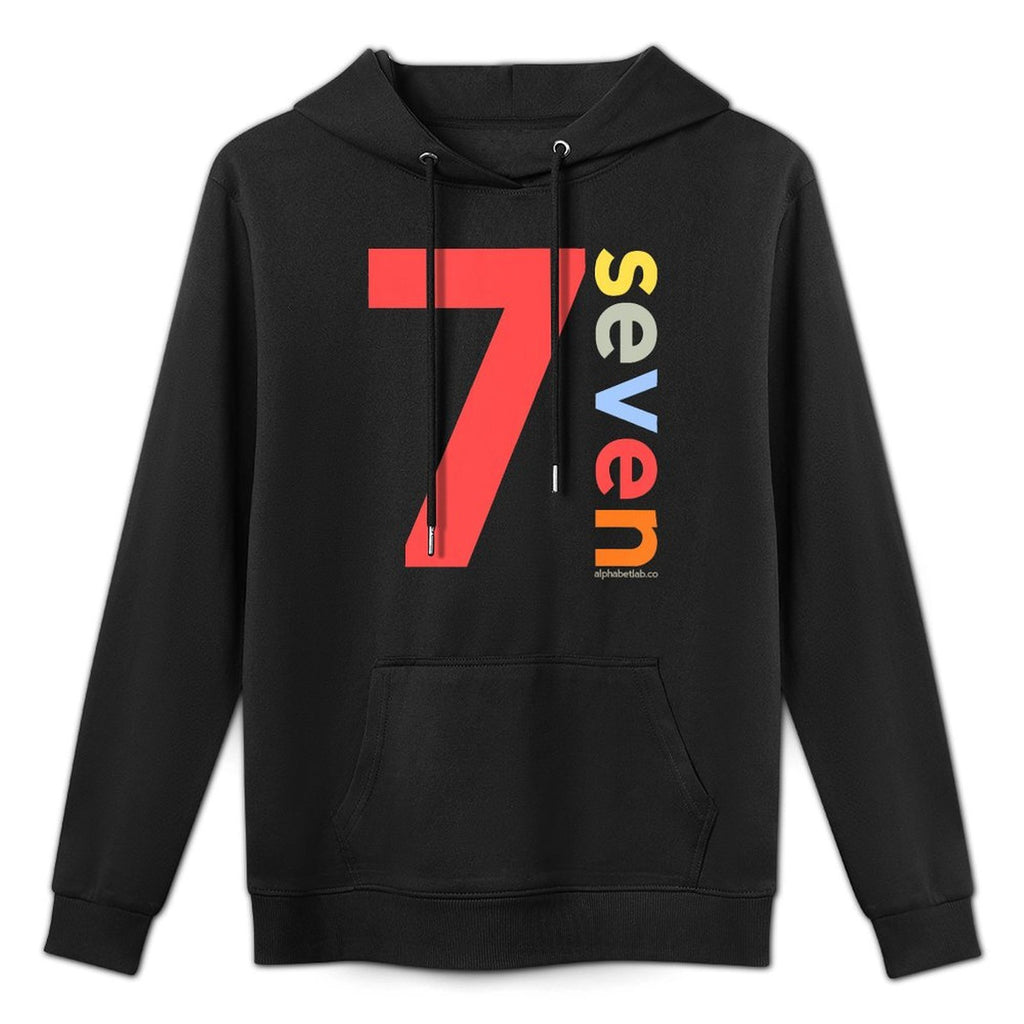 7th Birthday Boy 7 Year Old Seven  Party Age 7 Ideas Machine Washable Hoodie