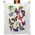 Mix Butterflies Versatility Throw Blanket