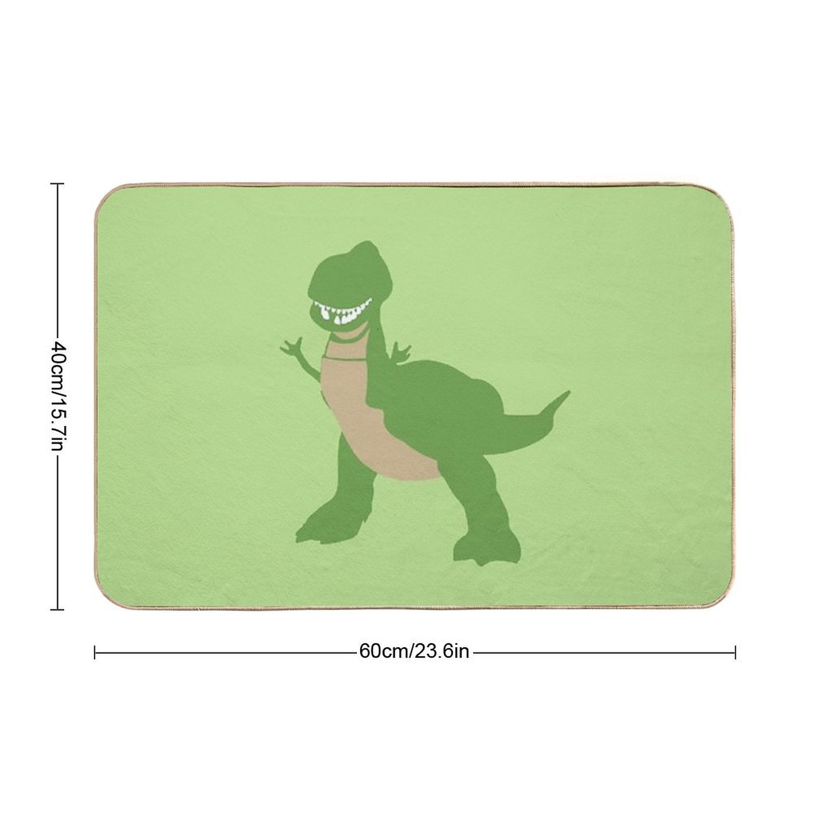 Happy Dinosaur  Versatile Bath Mat