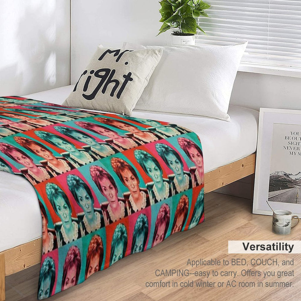 Judge Judy Pop Artwork Comfort Throw Blanket