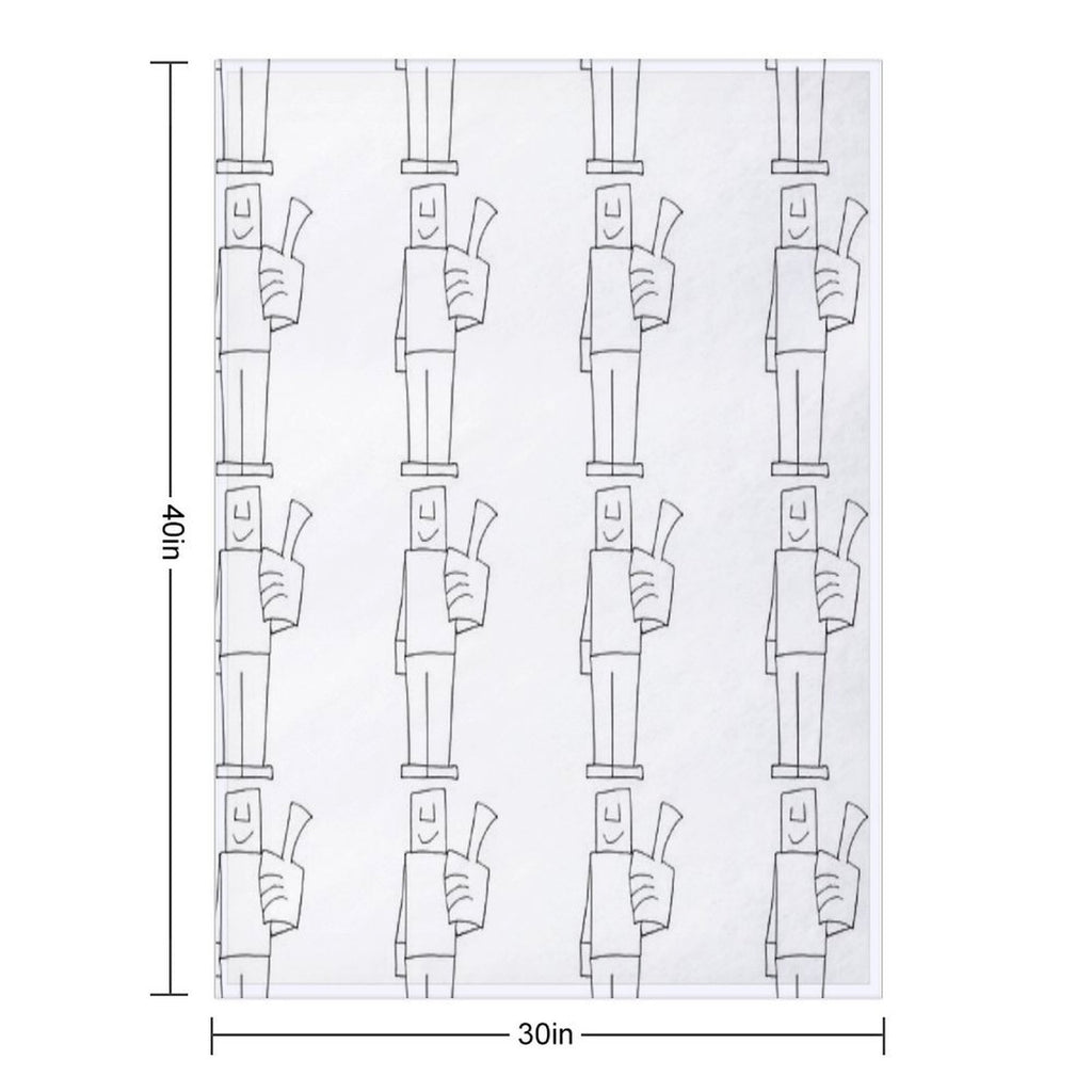 OK! 2 Compact Throw Blanket