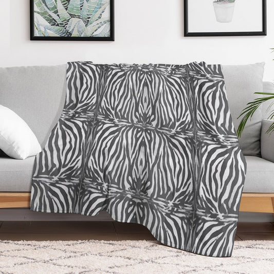 ZEBRA Simple Design Anti-pilling Throw Blanket