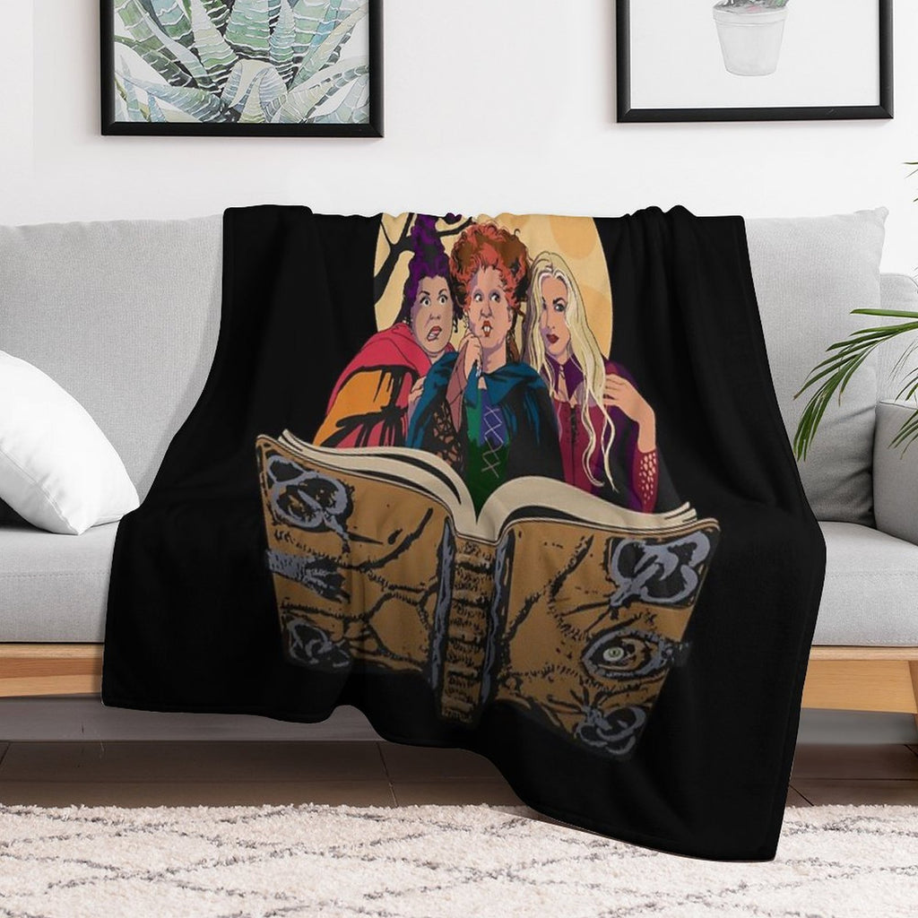 Hocus Pocus Sanderson Sisters Premium Throw Blanket